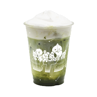 bebida matcha latte